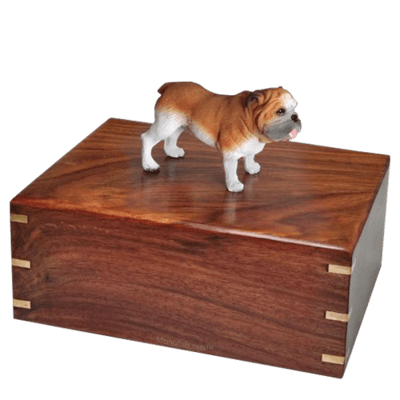 Standing Bulldog Doggy Urns